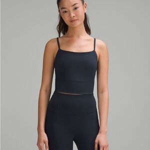 Lululemon Wunder Train Strappy Tank Top True Navy - Size 8
